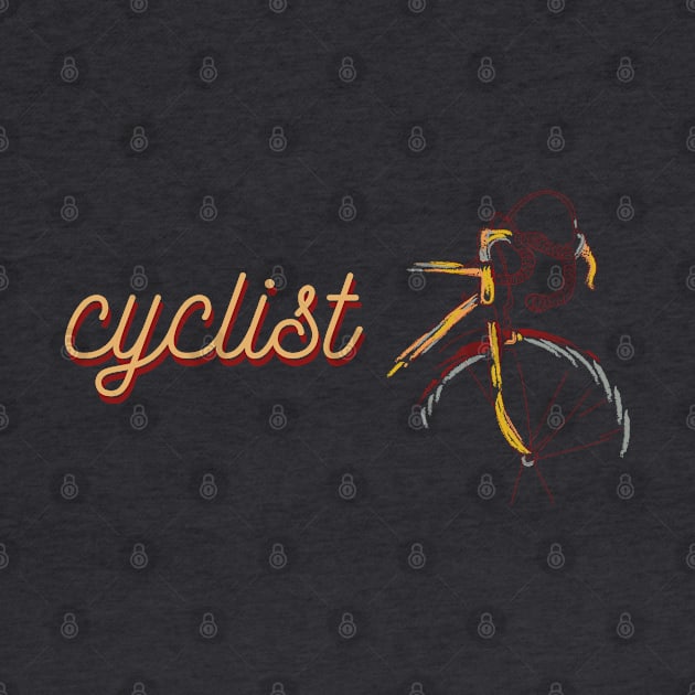 Cyclist for bike riders by artsytee